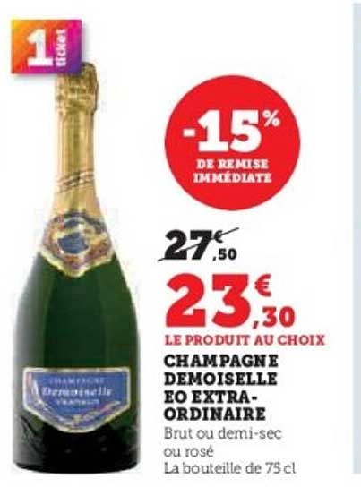 CHAMPAGNE DEMOISELLE EO EXTRA-ORDINAIRE