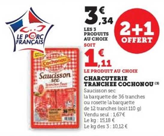 Charcuterie Tranchée Cochonou