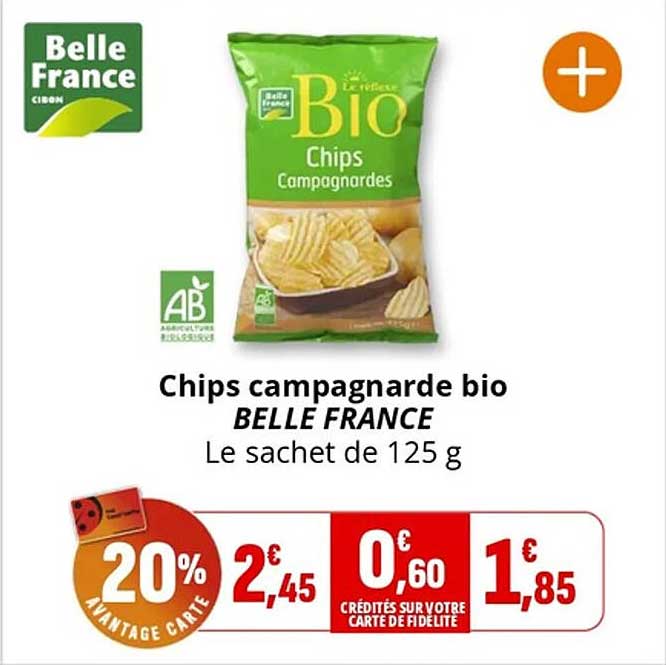 Chips campagnarde bio BELLE FRANCE
