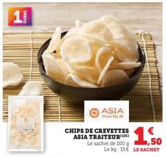 CHIPS DE CREVETTES ASIA TRAITEUR