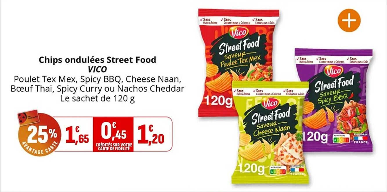 Chips ondulées Street Food VICO