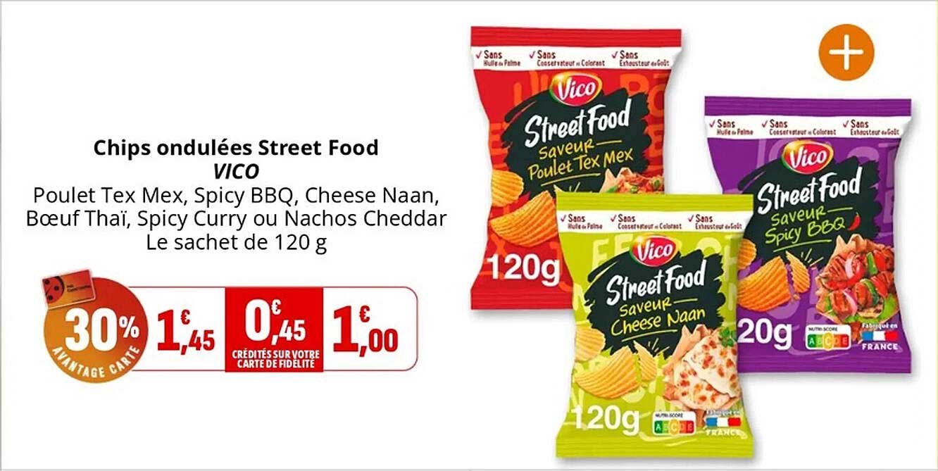 Chips ondulées Street Food VICO