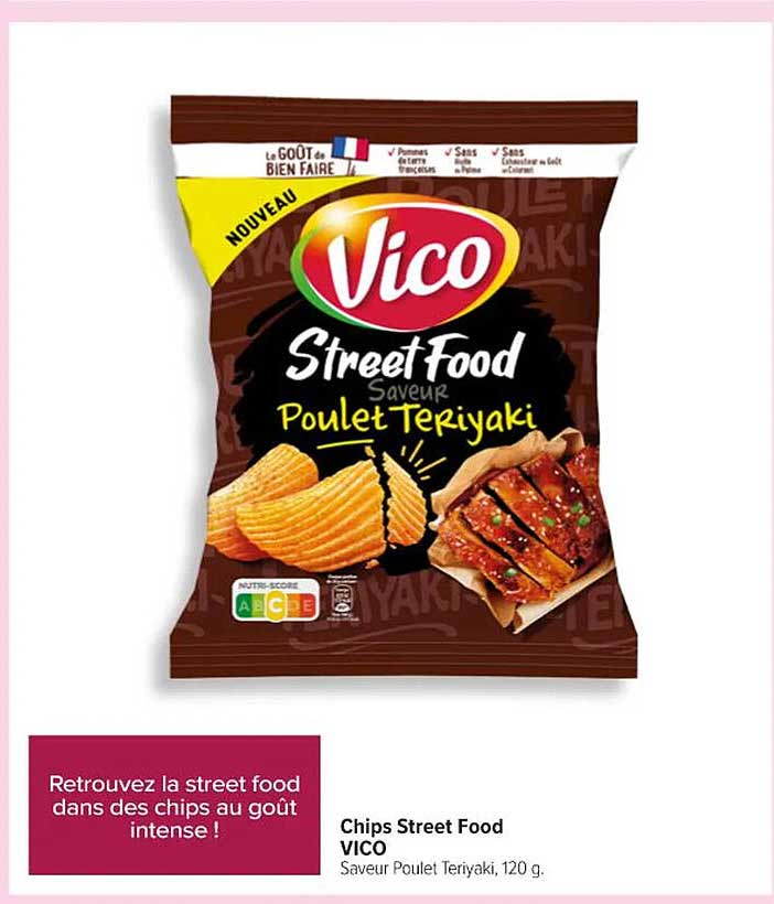 Chips Street Food VICO Saveur Poulet Teriyaki
