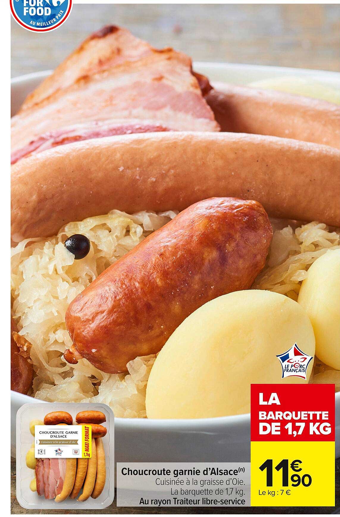 Choucroute garnie d’Alsace