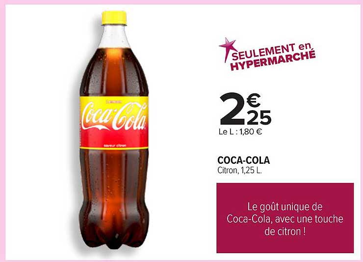 Coca-Cola Citron, 1,25 L