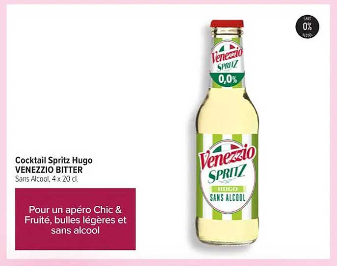 Cocktail Spritz Hugo VENEZZIO BITTER