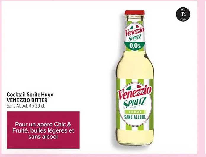 Cocktail Spritz Hugo VENEZZIO BITTER