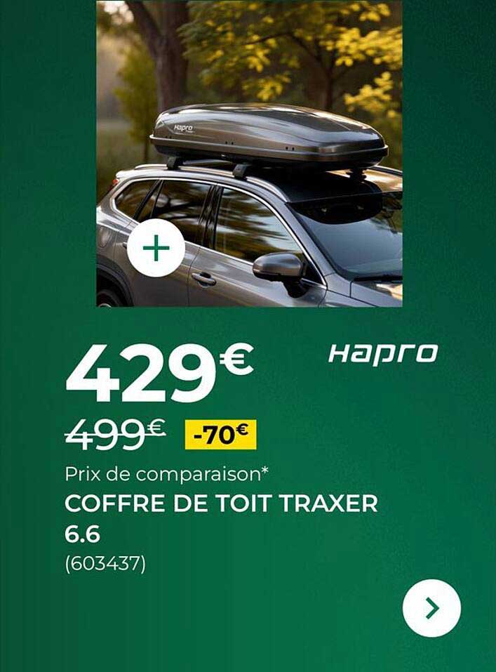 COFFRE DE TOIT TRAXER 6.6