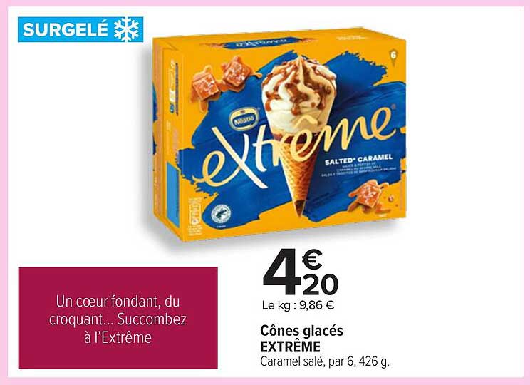 Cônes glacés EXTRÊME