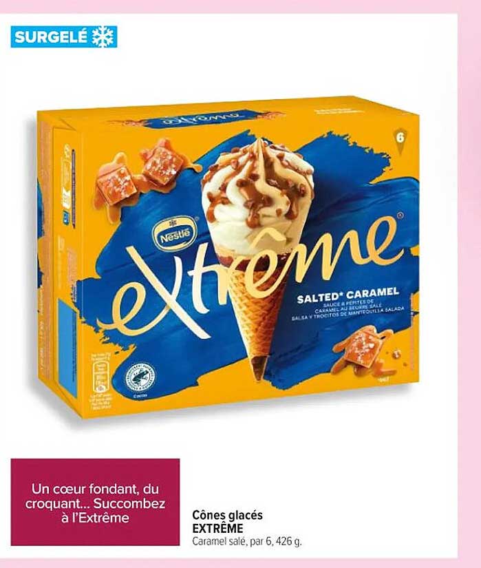 Cônes glacés EXTRÊME