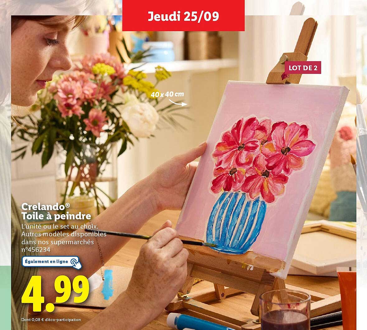 Crelando® Toile à peindre