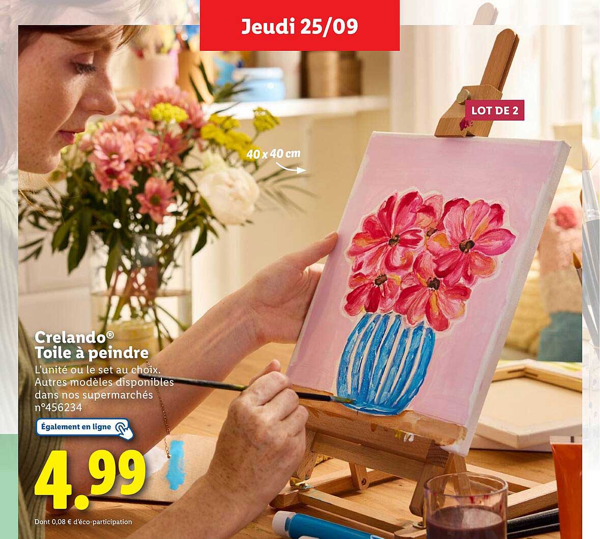 Crelando® Toile à peindre