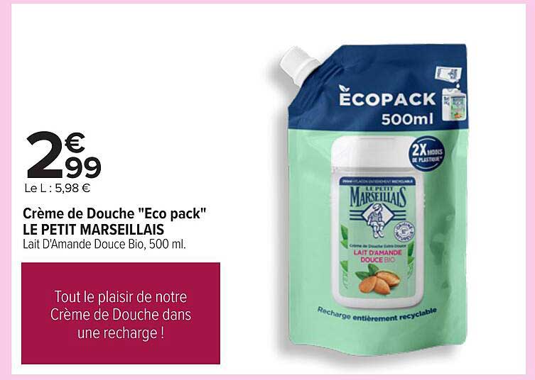 Crème de Douche "Eco pack" LE PETIT MARSEILLAIS