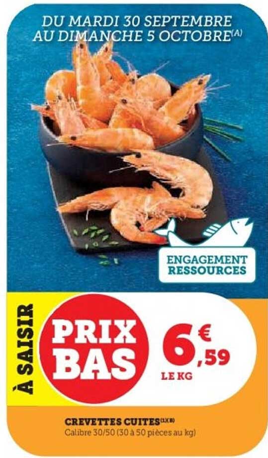 CREVETTES CUITES