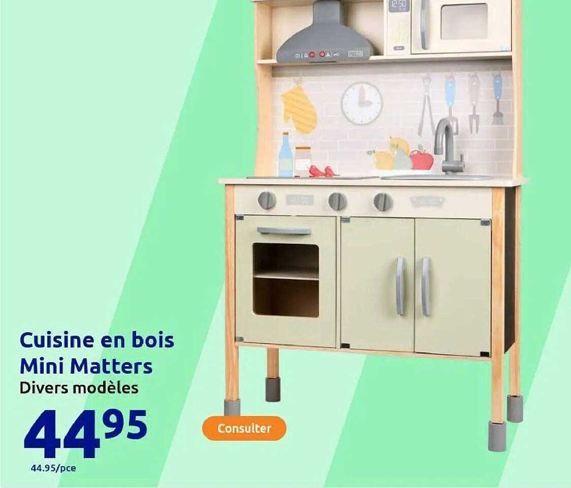 Cuisine en bois Mini Matters
