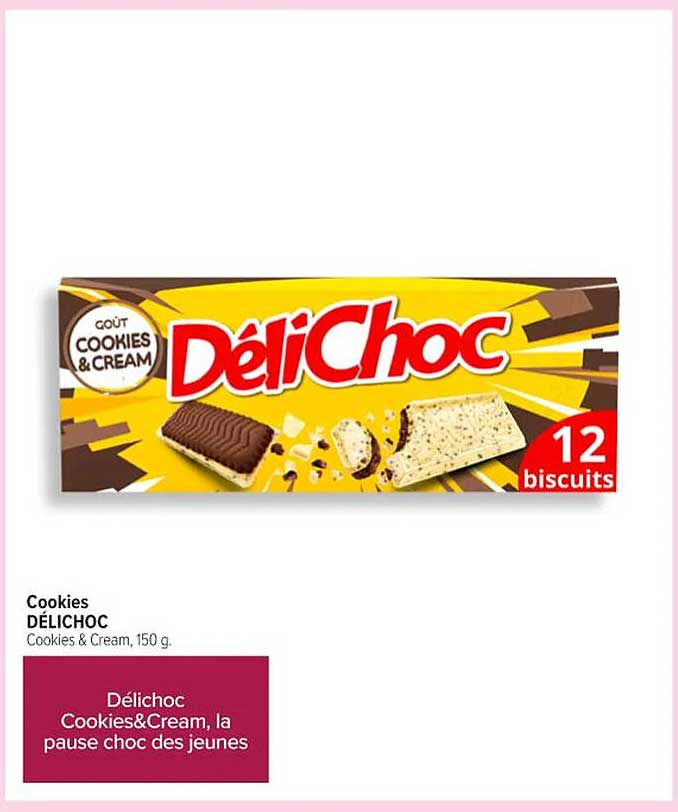 Délichoc Cookies & Cream