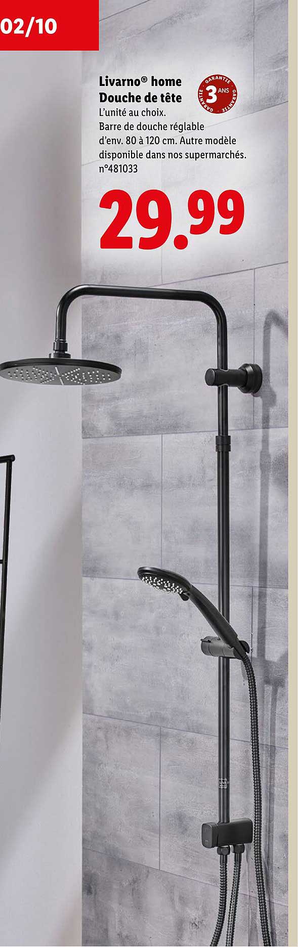 Douche de tête Livarno® home