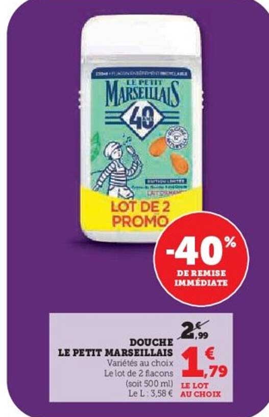 DOUCHE LE PETIT MARSEILLAIS