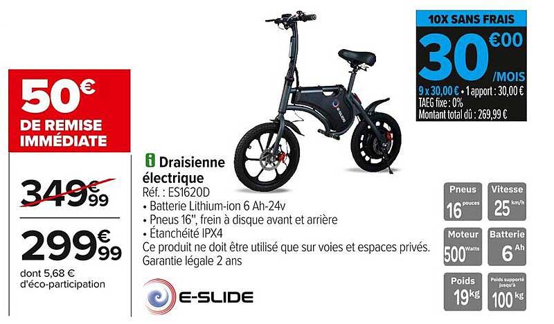 Draisienne électrique