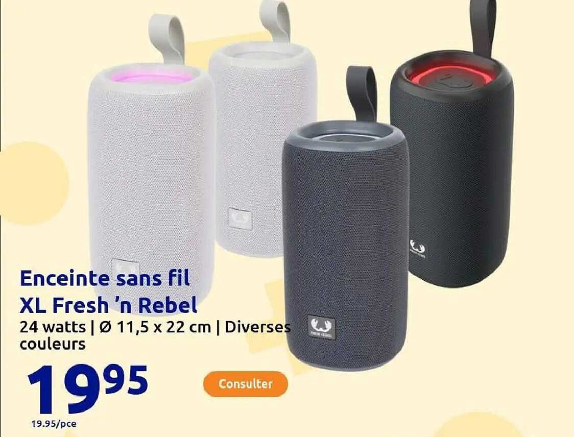 Enceinte sans fil XL Fresh 'n Rebel