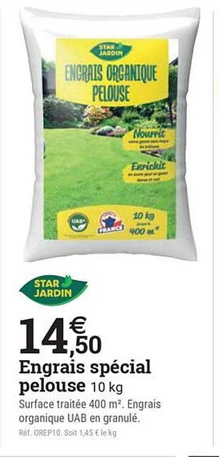 Engrais spécial pelouse 10 kg