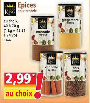 Epices pour bredele