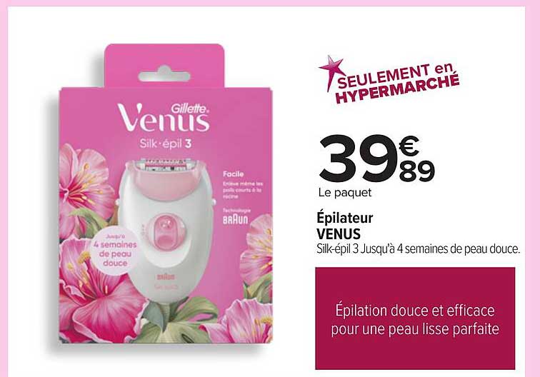 Épilateur VENUS Silk-épil 3