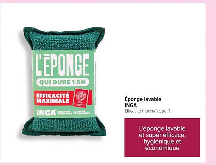 Éponge lavable INGA