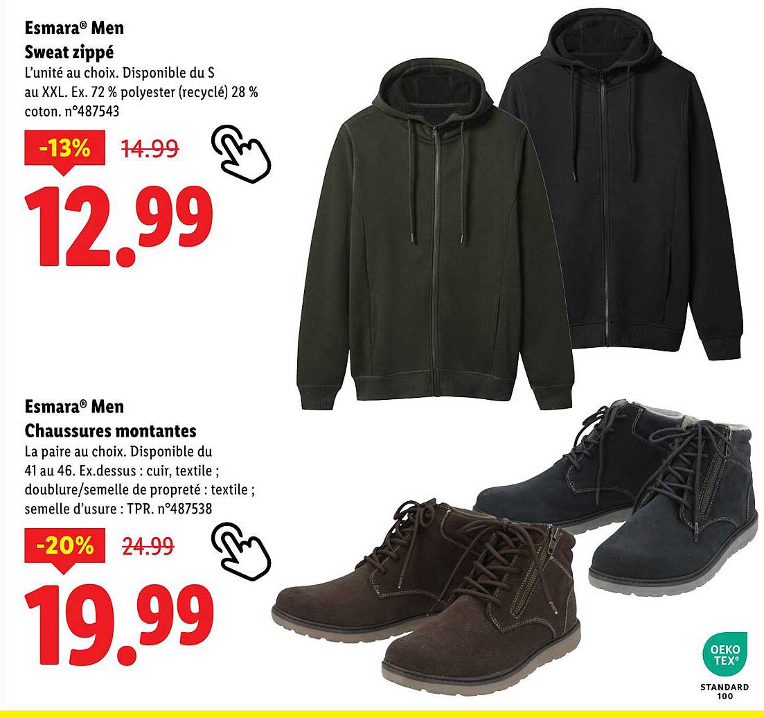 Esmara® Men Sweat zippé