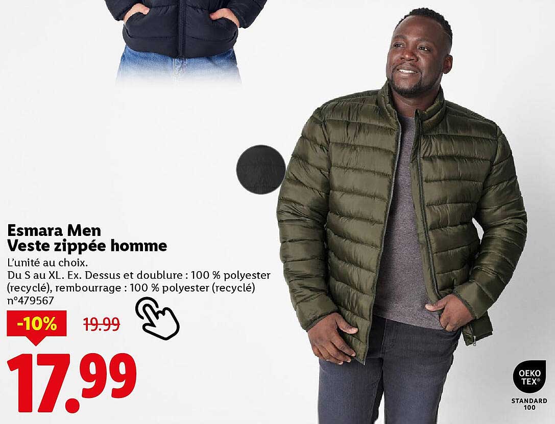 Esmara Men Veste zippée homme