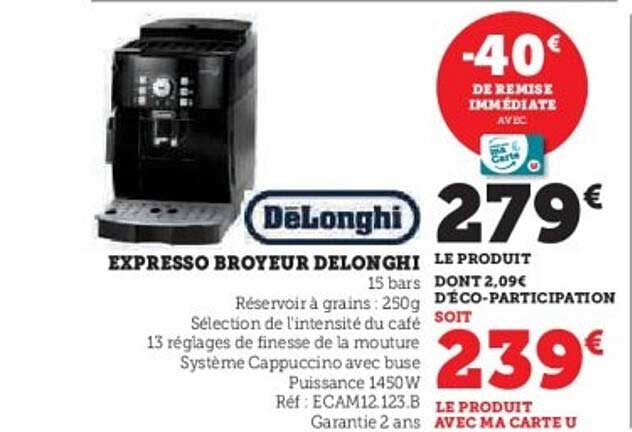EXPRESSO BROYEUR DELONGHI