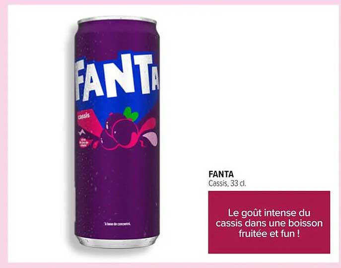 FANTA Cassis, 33 cl