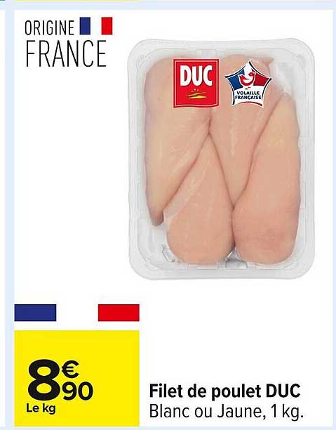 Filet de poulet DUC