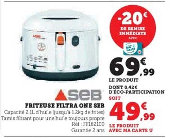 FRITEUSE FILTRA ONE SEB