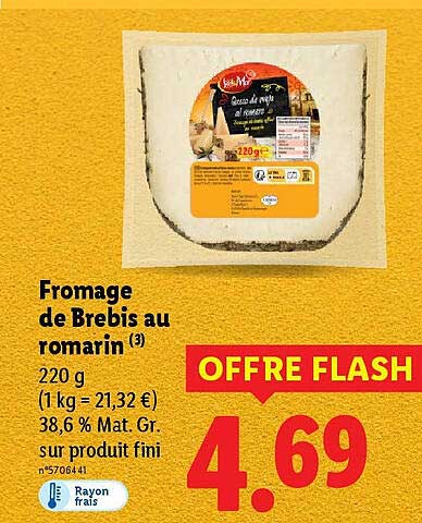 FROMAGE DE BREBIS AU ROMARIN