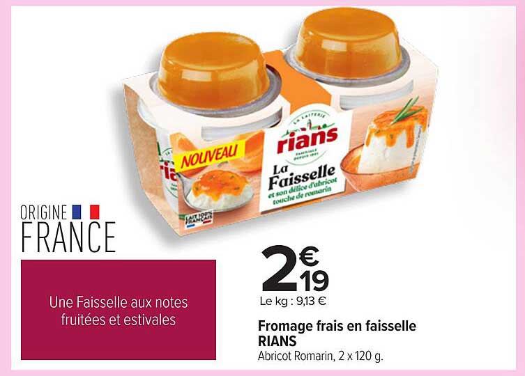 Fromage frais en faisselle RIANS