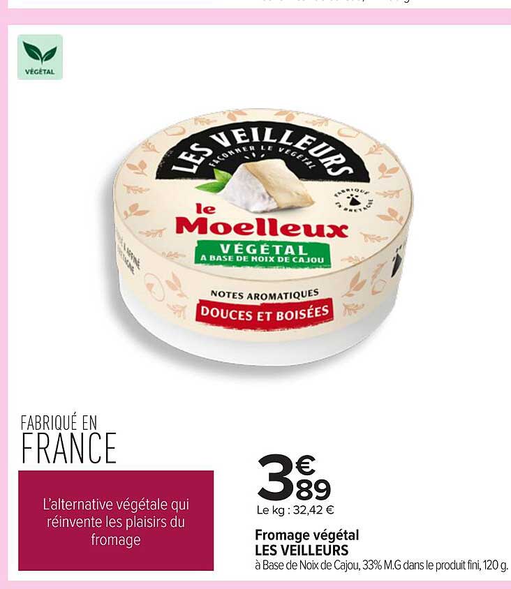 Fromage végétal LES VEILLEURS