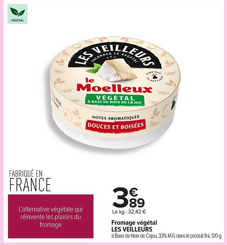 Fromage végétal LES VEILLEURS
