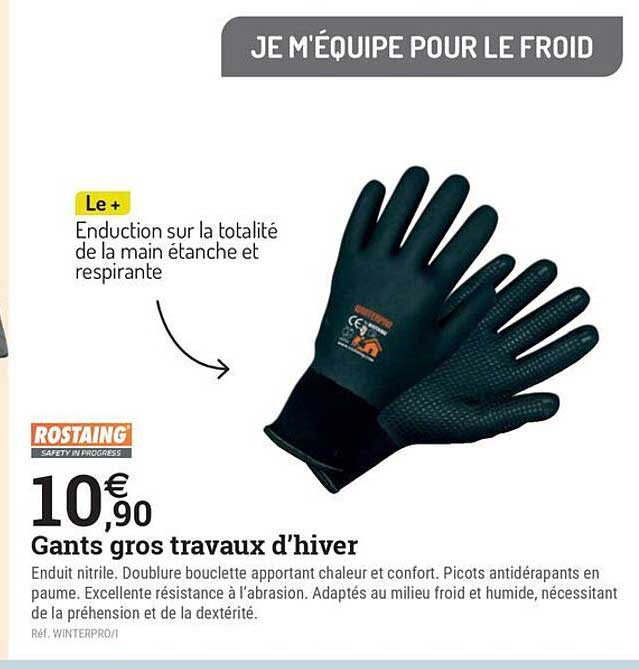 Gants gros travaux d’hiver