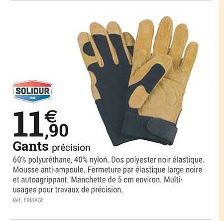 Gants précision