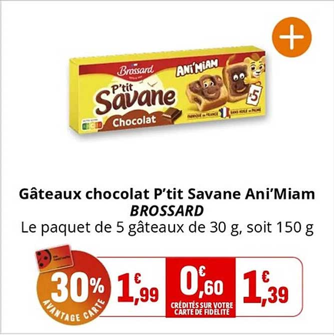 Gâteaux chocolat P’tit Savane Ani’Miam BROSSARD