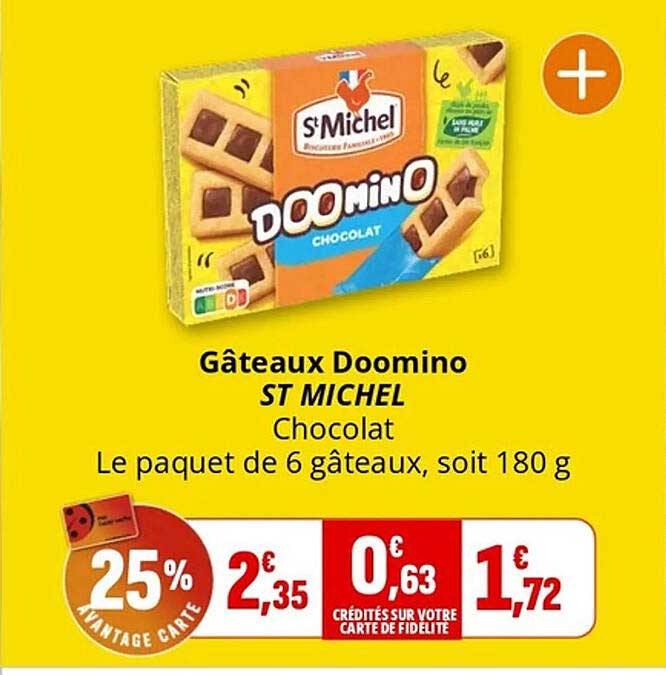 Gâteaux Doomino ST MICHEL