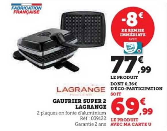 GAUFRIER SUPER 2 LAGRANGE