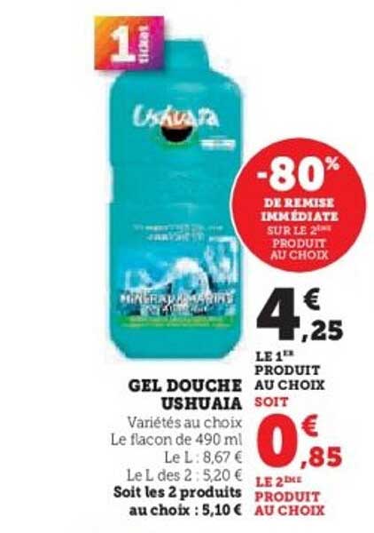 GEL DOUCHE USHUAIA
