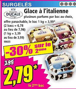 Glace à l’italienne
