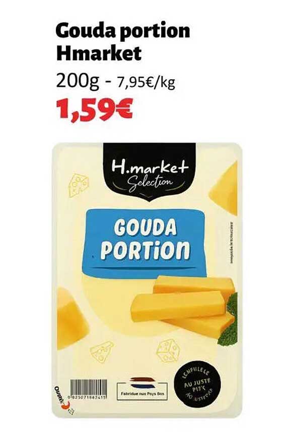 Gouda portion Hmarket
