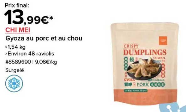 Gyoza au porc et au chou