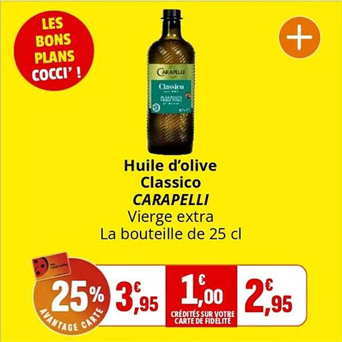 Huile d'olive Classico CARAPELLI Vierge extra