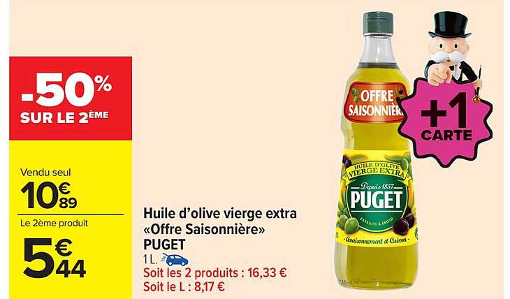 Huile d'olive vierge extra «Offre Saisonnière» PUGET