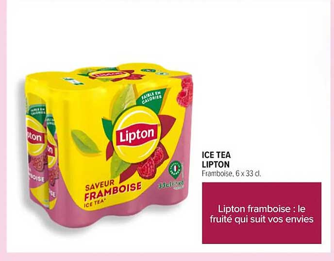 ICE TEA LIPTON SAVEUR FRAMBOISE